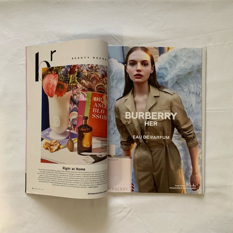 allure Alicia Keys “Skin In The Game” Issue April 2021 Magazine Plus Burberry Her Eau De Parfum Insert