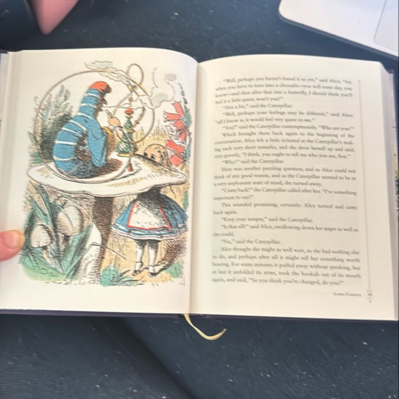 Alice's Adventures in Wonderland and Through the Looking Glass (Barnes and Noble Collectible Classics: Children's Edition)