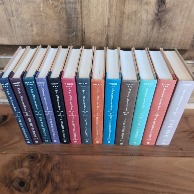 A Series of Unfortunate Events, complete set 