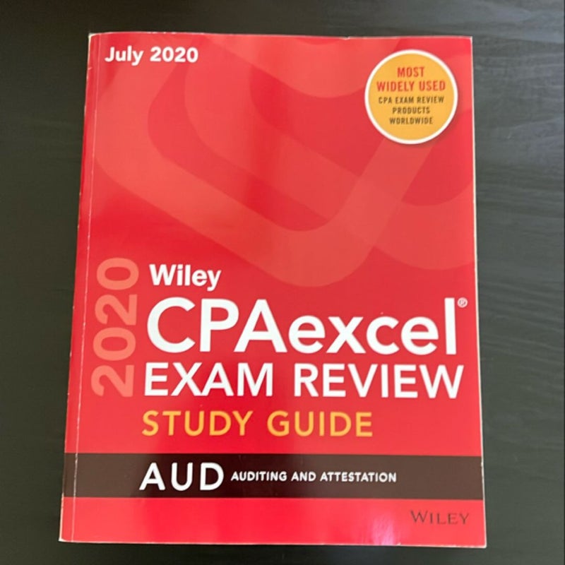 Wiley CPAexcel Exam Review July 2020 Study Guide