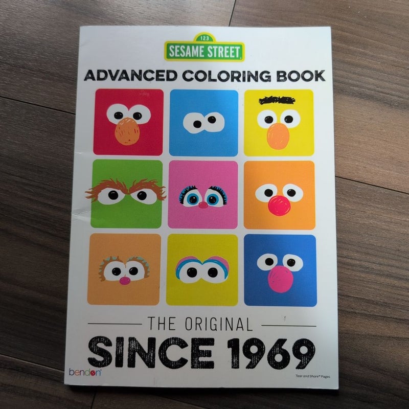 Sesame Street Advanced Coloring Book
