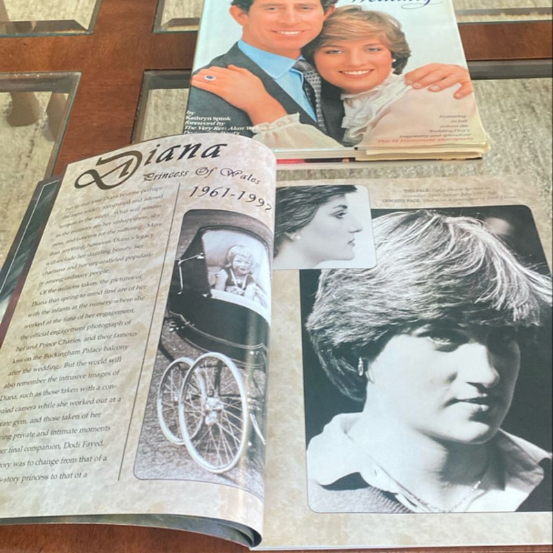 Invitation to A Royal Wedding & Gold Collector Series Magazine Princess Diana In Our Hearts Forever