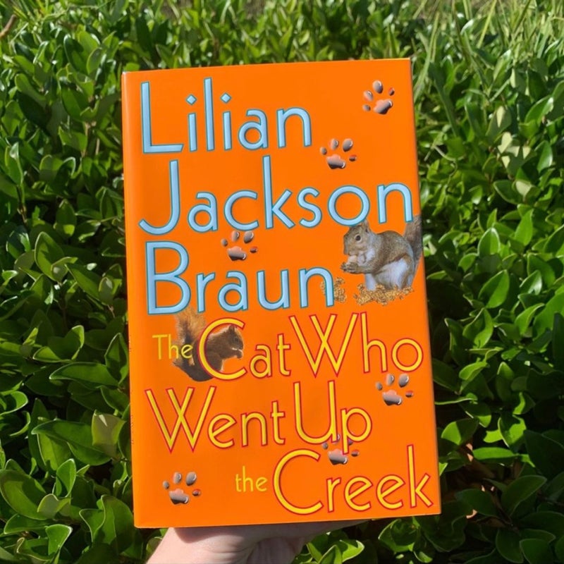 Lilian Jackson Braun The Cat Who Went Up the Creek Hardback Book Novel