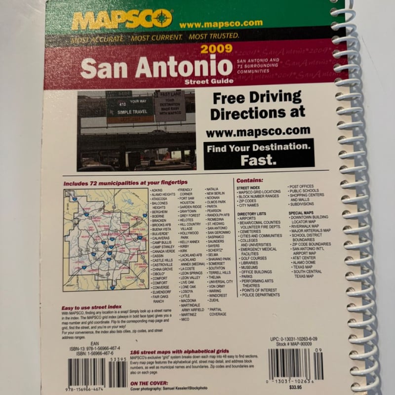 2009 San Antonio St. guide by Mapsco, Paperback | Pangobooks
