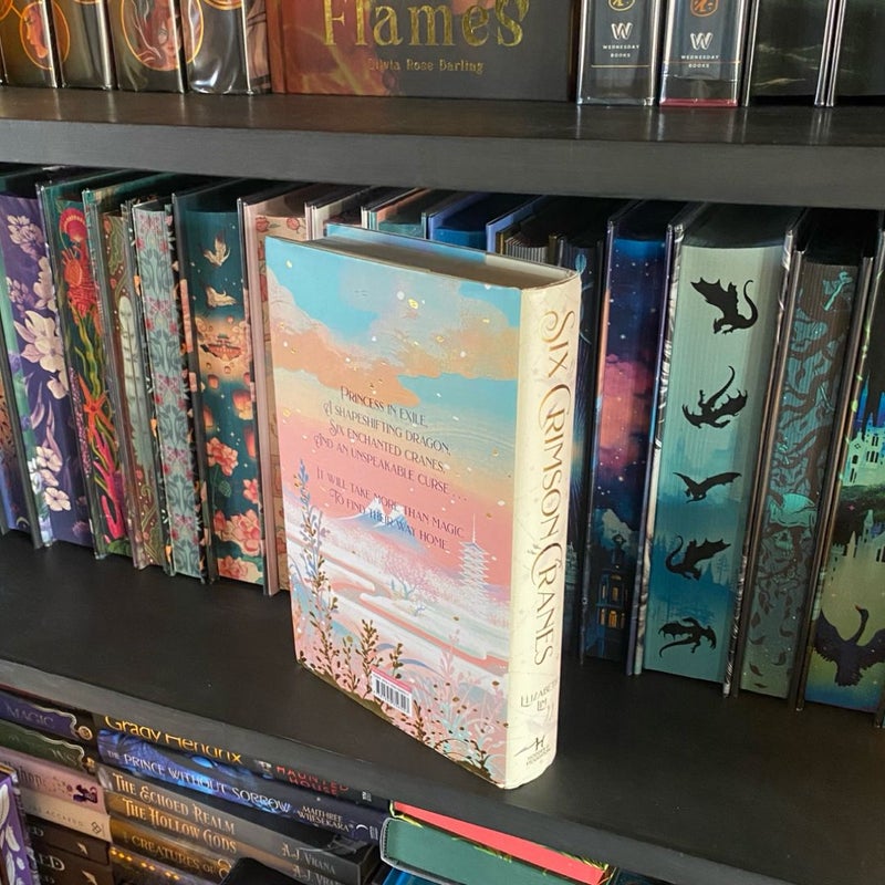 UK Edition Six Crimson Cranes