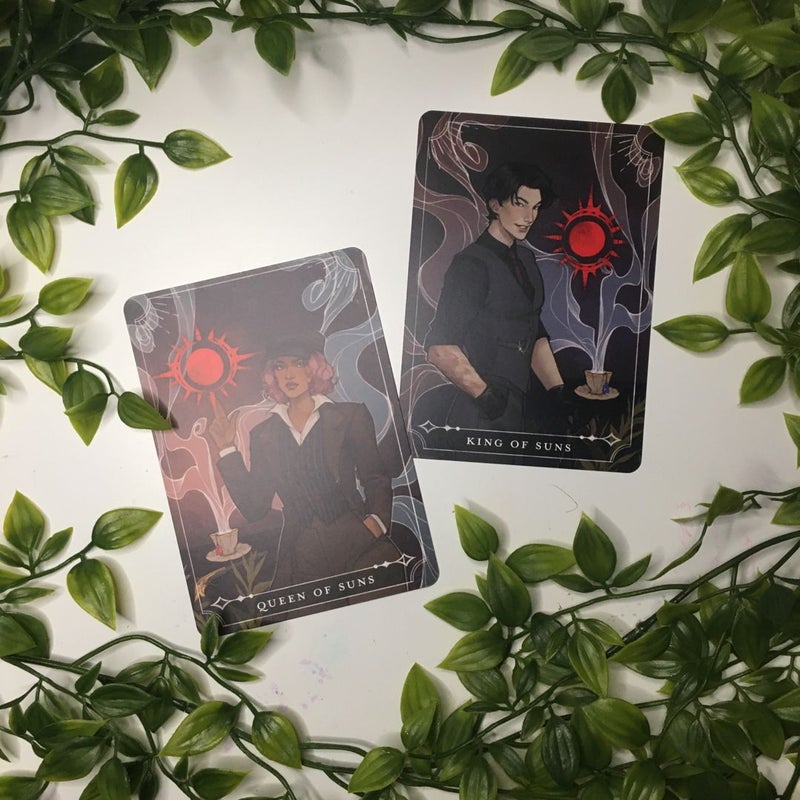 FairyLoot Tarot Cards King and Queen of Suns (Arthie & Jin) A Tempest of Tea