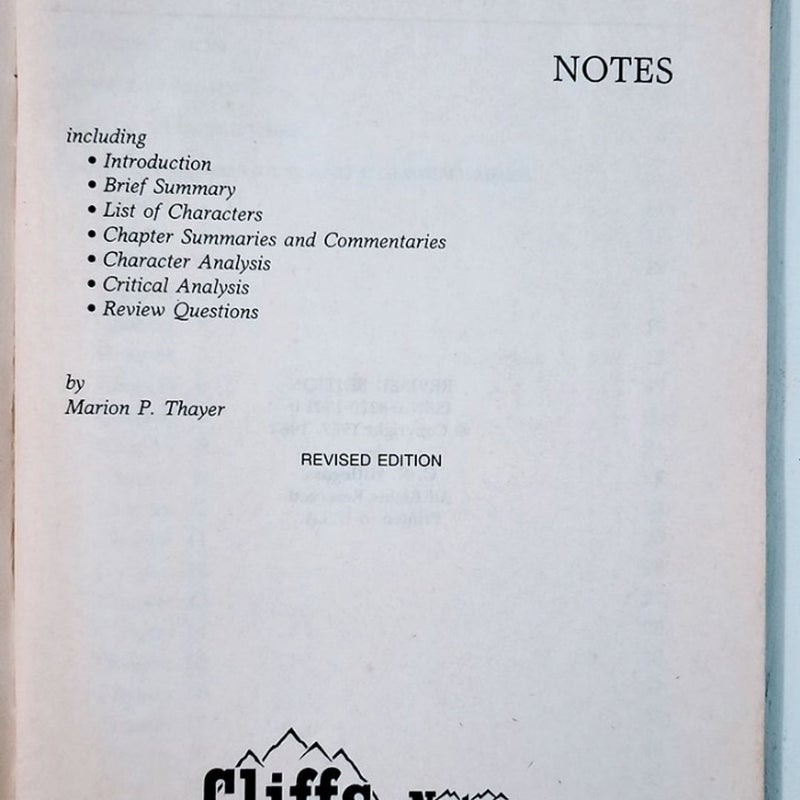 Cliffs Notes The Adventures of Tom Sawyer Mark Twain