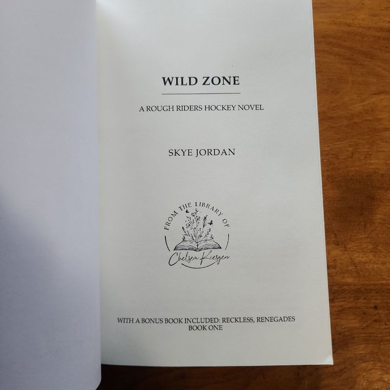 Wild Zone, a Rough Riders Hockey Novel