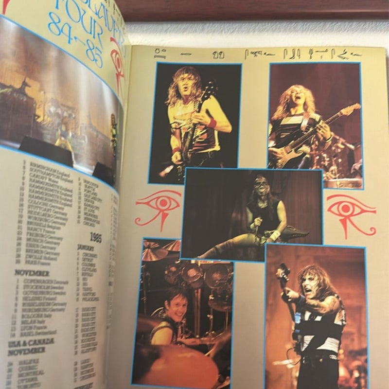 IRON MAIDEN- World Slavery Tour Program 1984-1985 Tour Book Powerslave