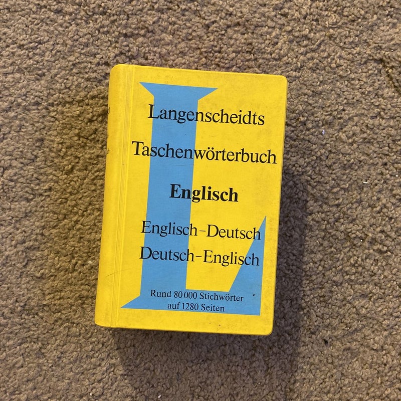 Langenscheidts Taschenwörterbuch Englisch