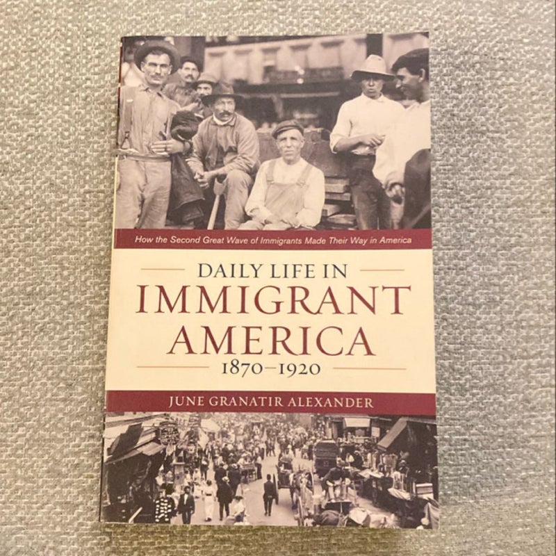 Daily Life in Immigrant America, 1870-1920