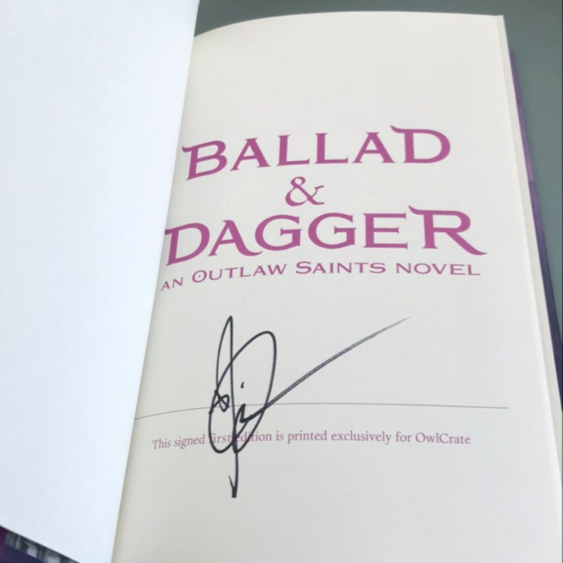 Ballad and Dagger (an Outlaw Saints Novel)