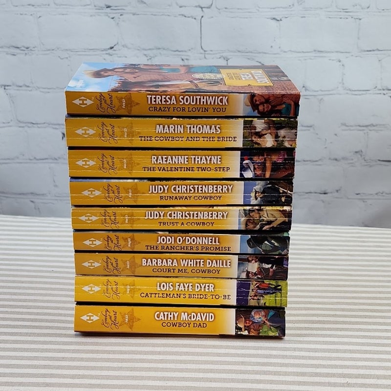 Harlequin Cowboy at Heart book lot