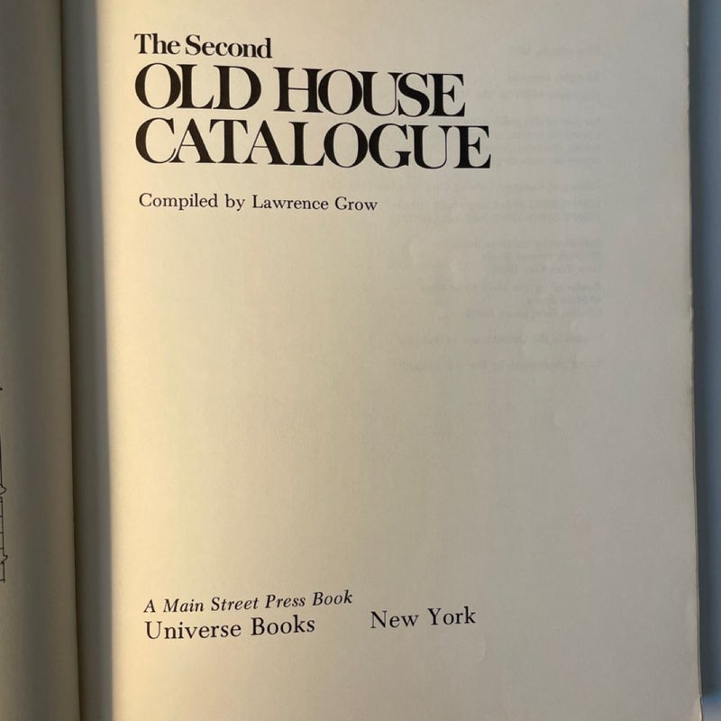 The Second Old House Catalogue