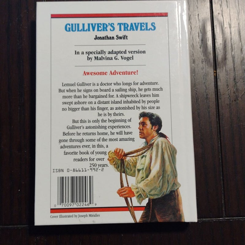 The Great Illustrated Classics: Gulliver's Travels, The Jungle Book, and Oliver Twist.