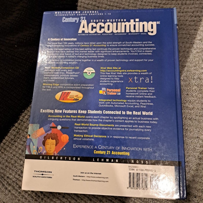 Century 21 Accounting: Multicolumn Journal (Accounting
