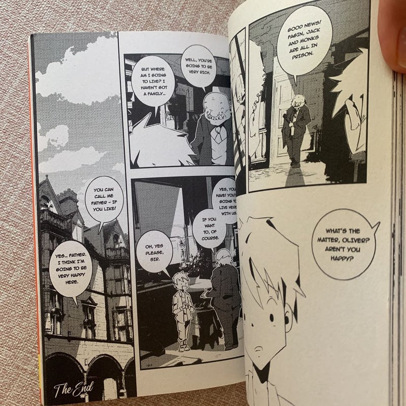 French & English Oliver Twist Manga