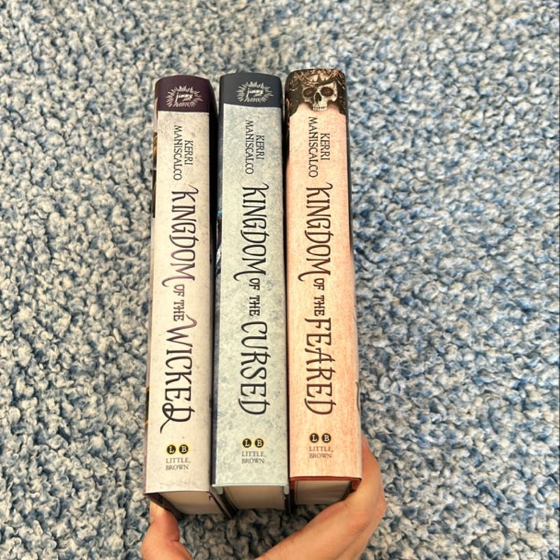 Barnes and Noble exclusive Kingdom of the Wicked trilogy