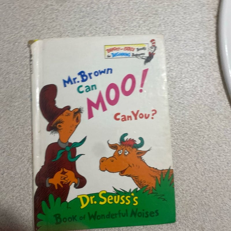 Mr. Brown Can Moo! Can You? - Hardcover By Dr. Seuss - GOOD