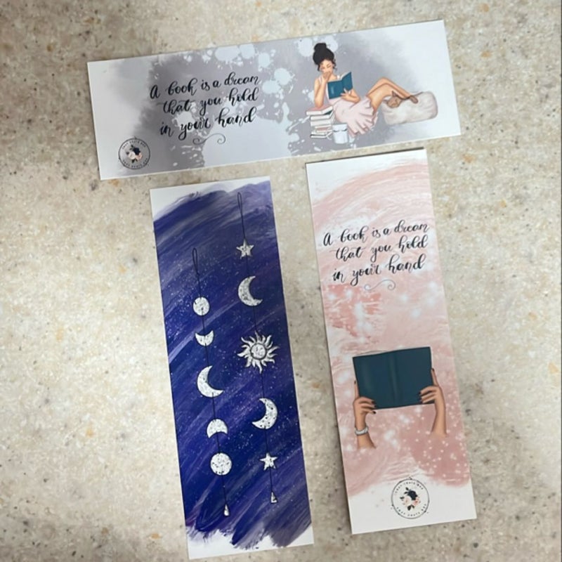 Bookmarks - Bundle of 3