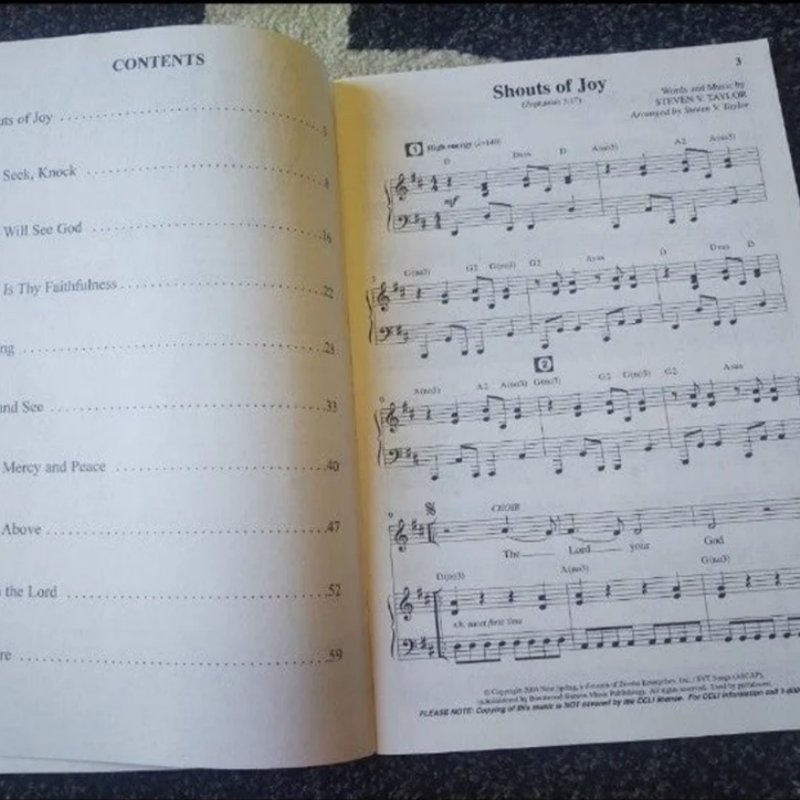 The Word Alive Sheet Music Book