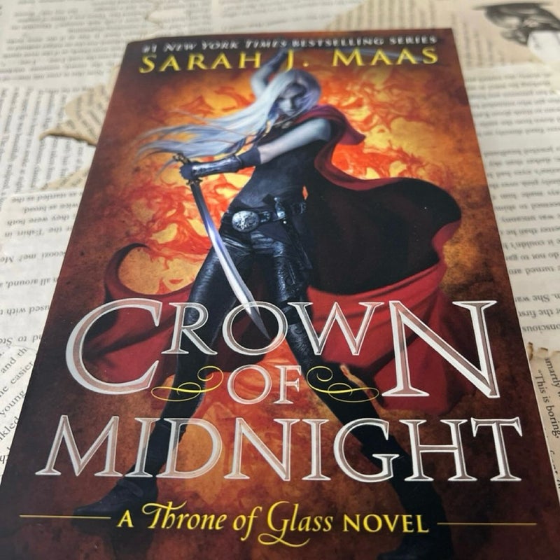 OOP original crown of midnight paperback