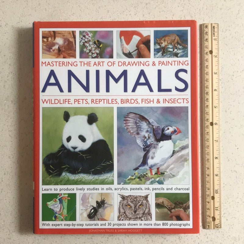 Mastering the Art of Drawing and Painting Animals : Wildlife, Pets, Reptiles, Birds, Fish and Insects 