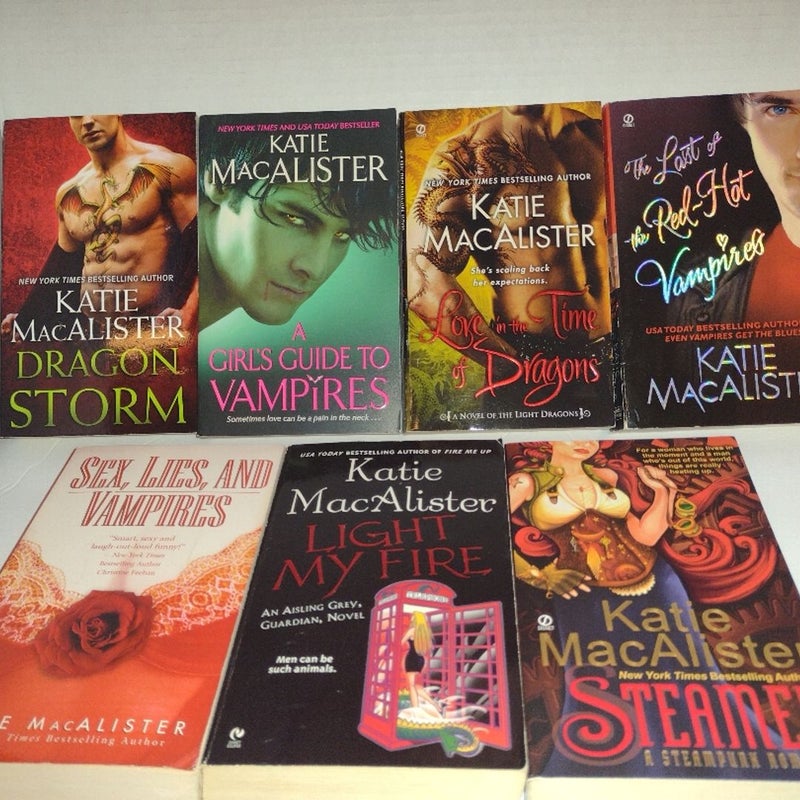 Novels by Katie Macalister lot of 7