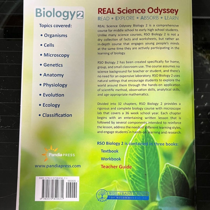 REAL Science Odyssey, Biology (level 2) Teacher Guide