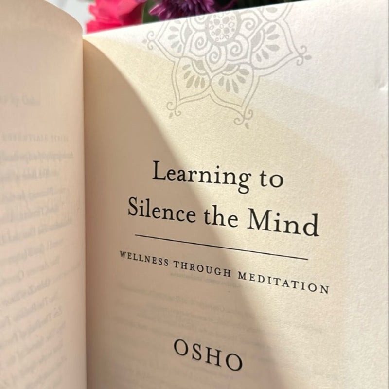 Learning to Silence the Mind
