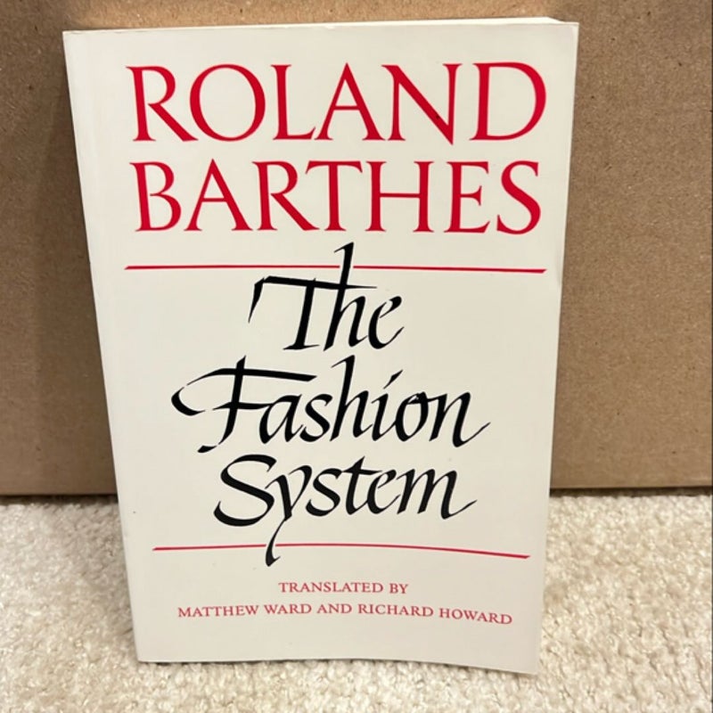 The Fashion System