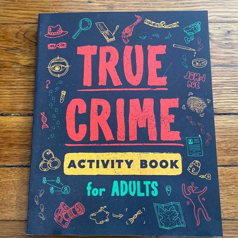True Crime Activity Book