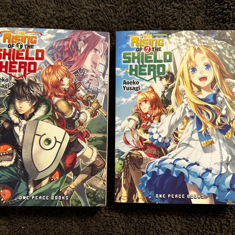 The Rising of the Shield Hero Light Novels Vol 1&2
