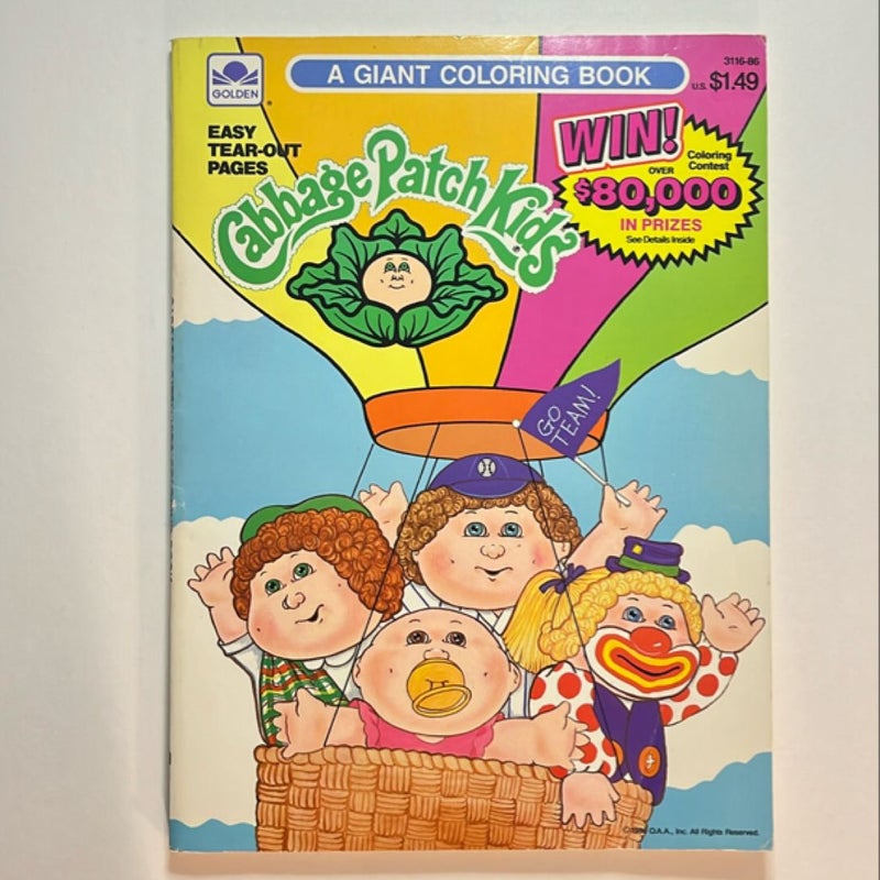 Cabbage Patch Kids Colorong Book