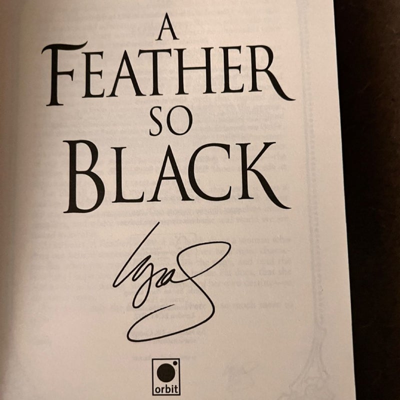 A Feather So Black (Signed)