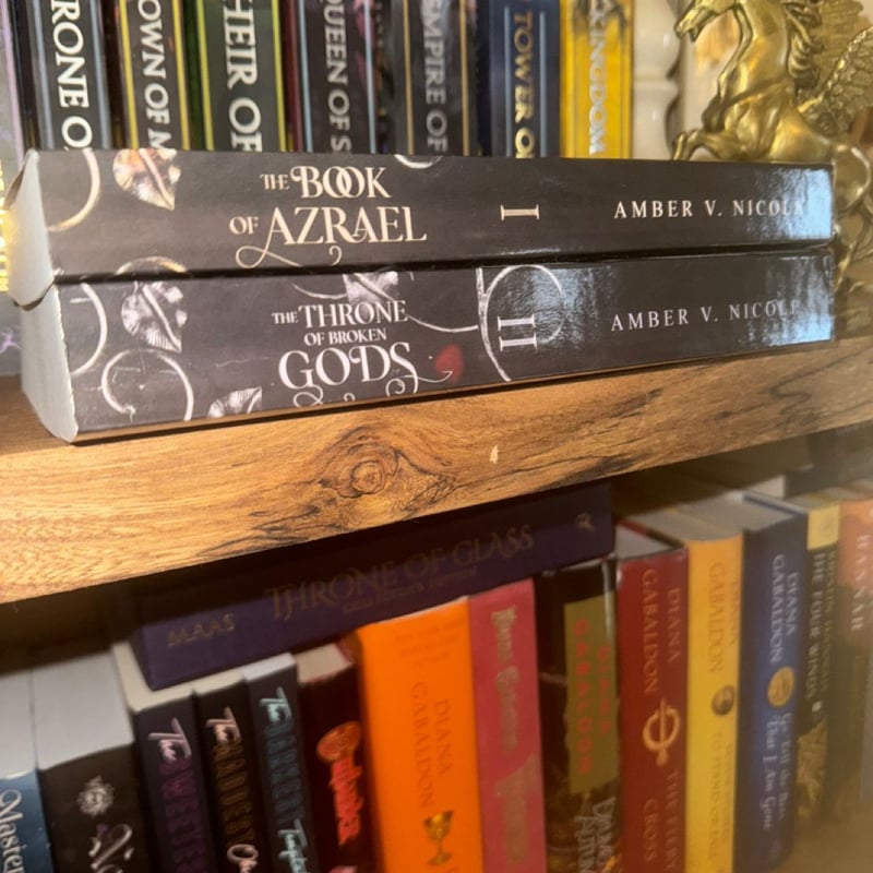 The Book of Azrael & The Throne of Broken Gods by Amber V. Nicole ...