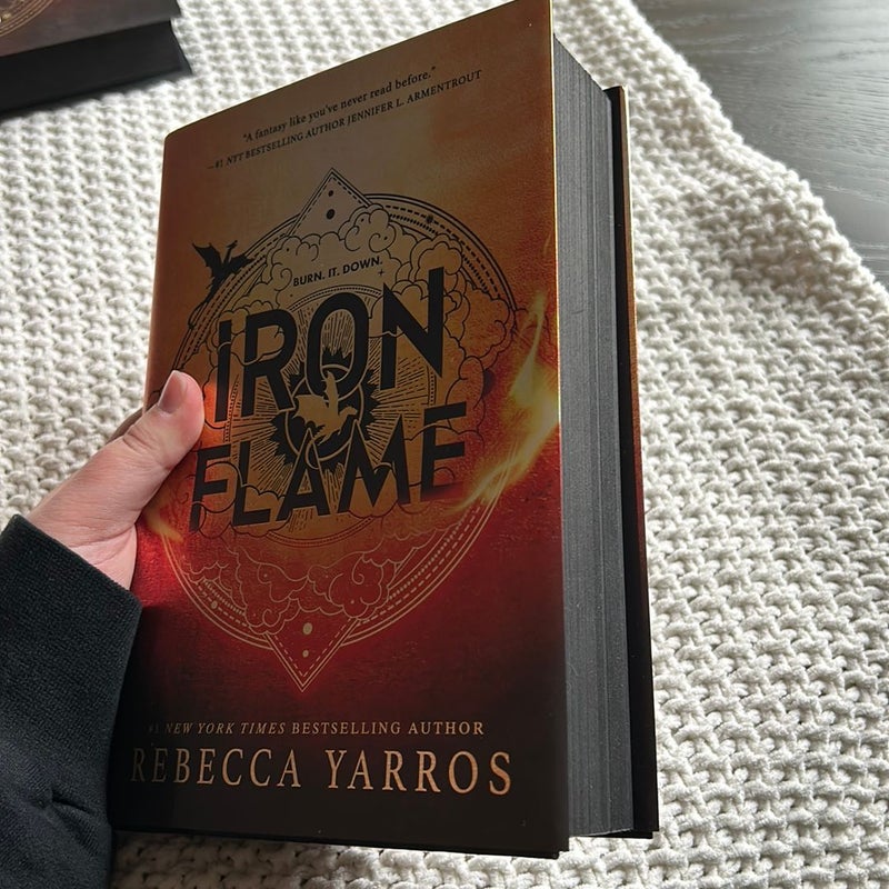 Fourth Wing Holiday Edition & Iron Flame by Rebecca Yarros