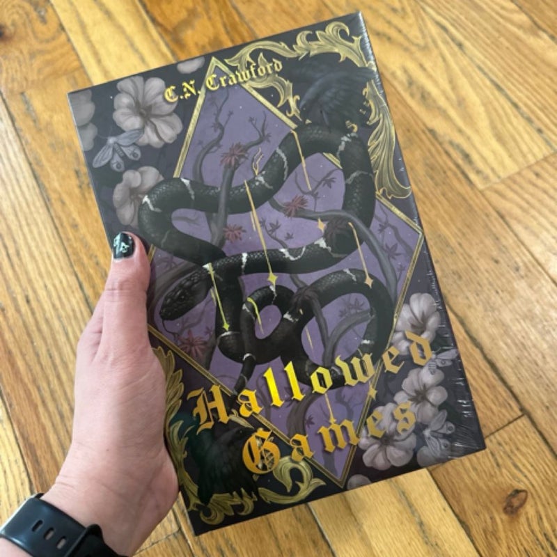 Hallowed Games by CN Crawford (Bookish Box)