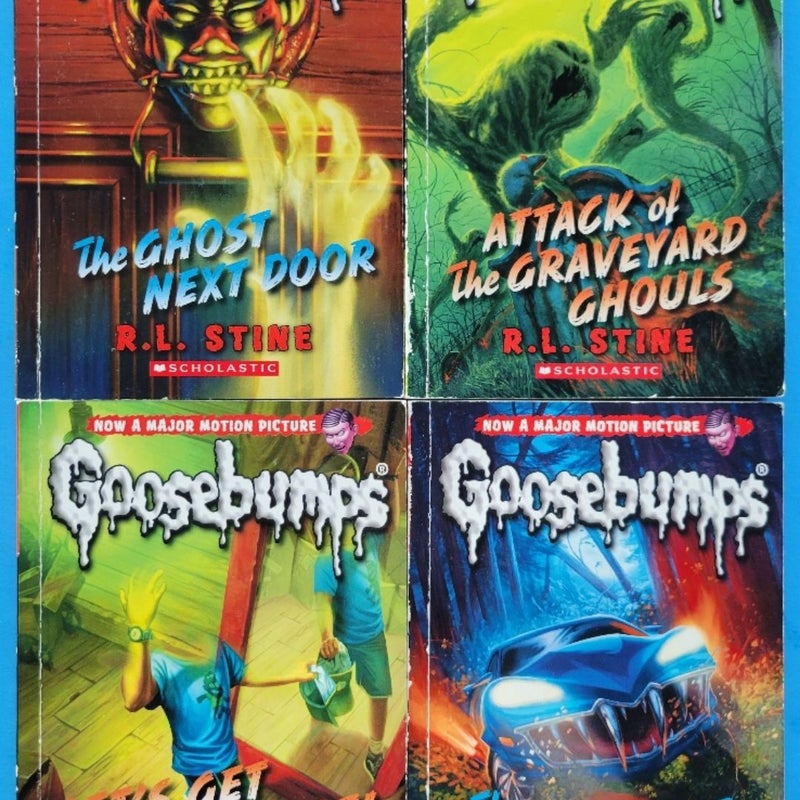 GOOSEBUMPS HORROR BOOK LOT OF 8 BY R.L. STINE ALL 2015 SCHOLASTIC 1ST EDITIONS