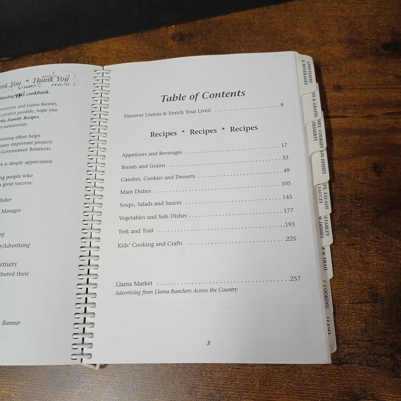 Llama Ranchers Favorite Family Recipes