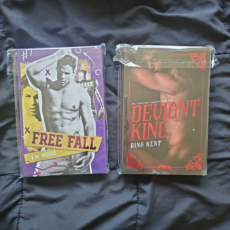 Deviant king & free fall baddies book box