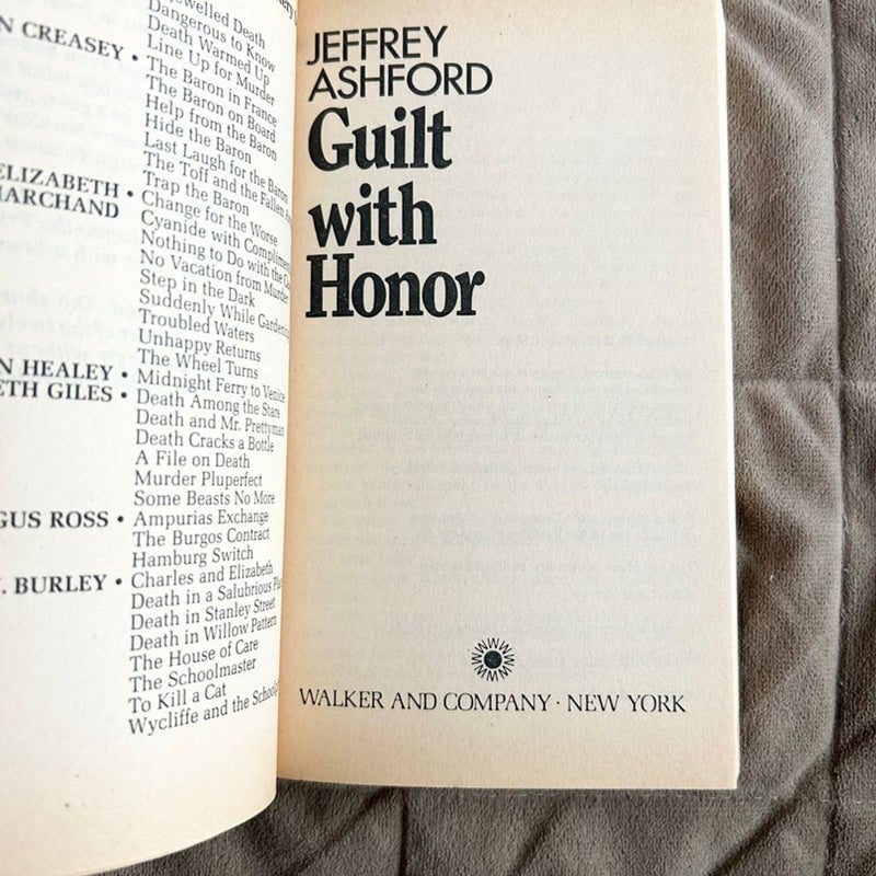 Guilt with Honor 2235