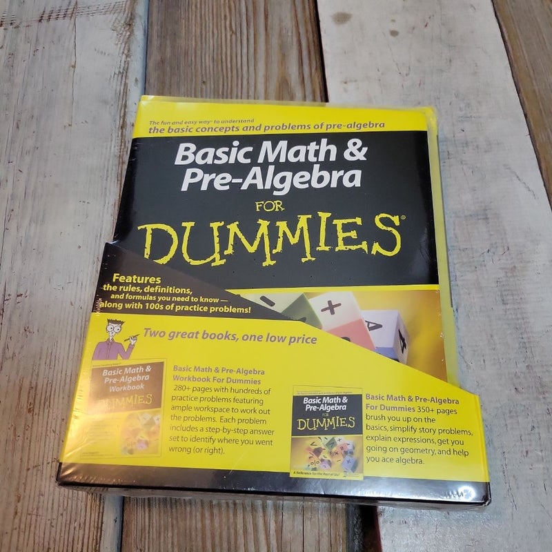 Basic Math and Pre-Algebra for Dummies Education Bundle