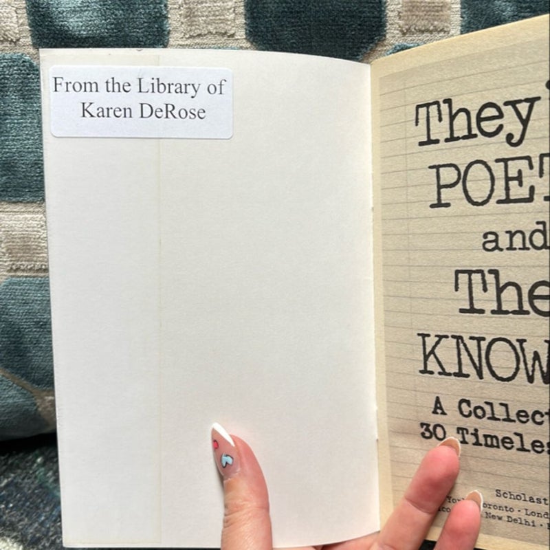 They're Poets and They Know It!