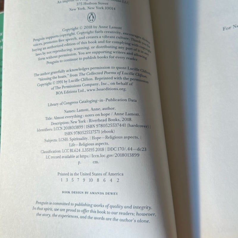 Almost Everything (1st Printing)