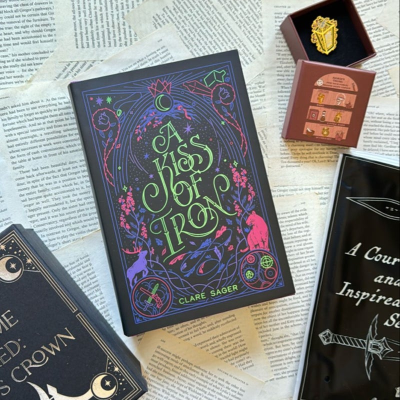 A Kiss of Iron - Bookish box edition with swag 