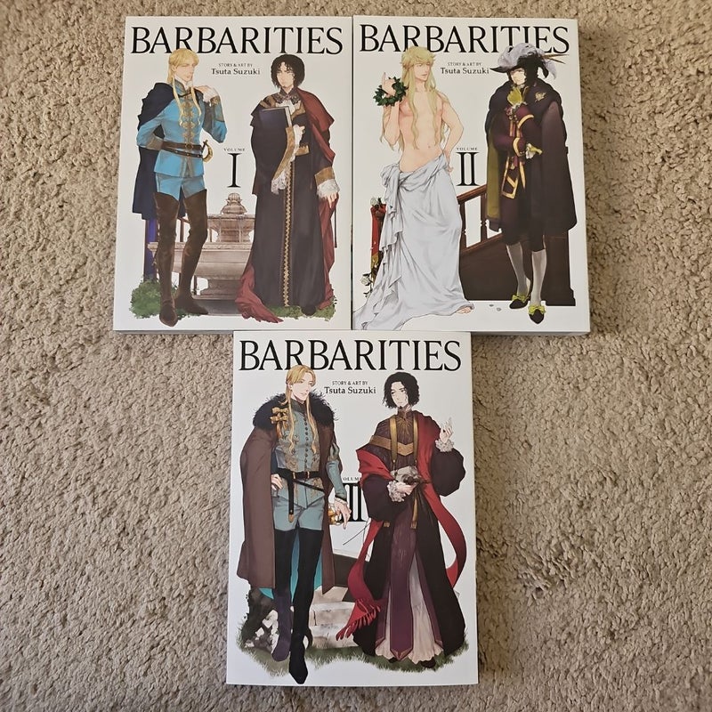 Barbarities volumes 1-3