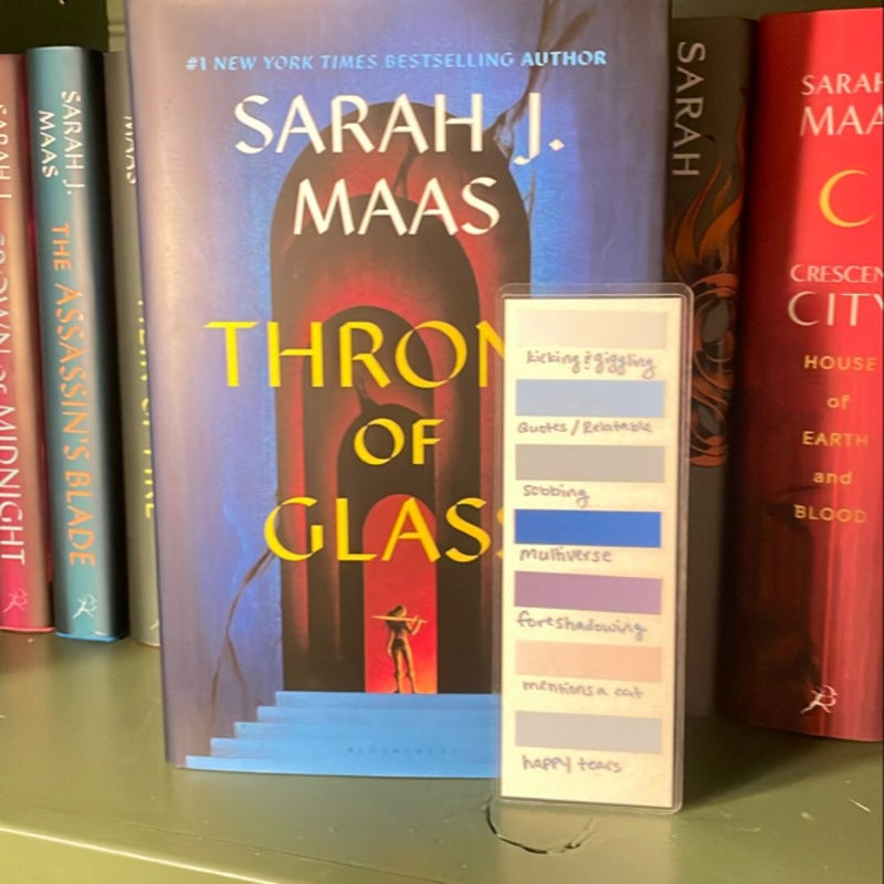 Throne of Glass *tabbed with bookmark*