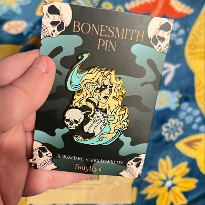 Fairy Loot Bonesmith Enamel Pin - January 2025