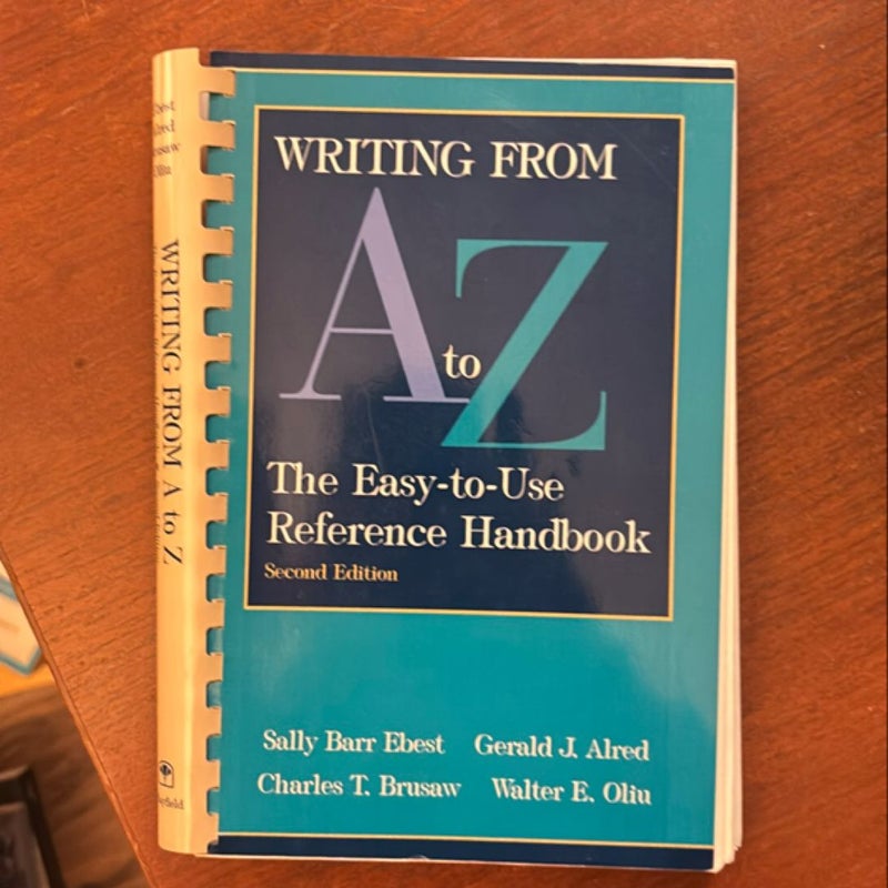 Writing from A to Z 